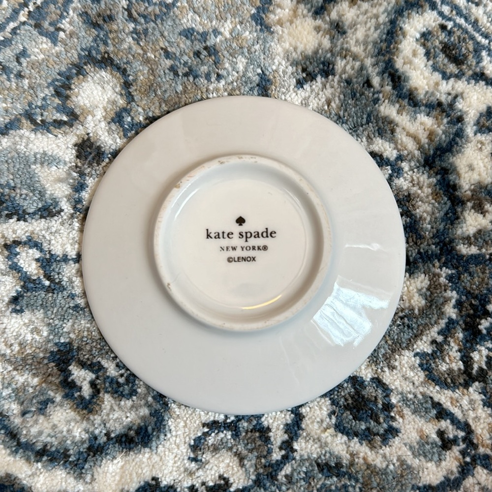 Kate Spade Lenox Rise and Shine Chartreuse Ring Dish - Picture 2 of 2